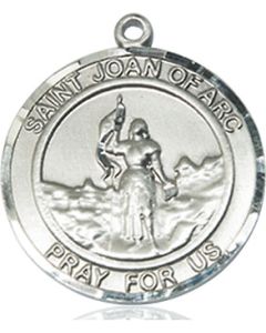 St Joan of Arc Round Patron Saint Series Available in 2 Sizes