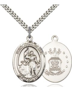St Joan of Arc Air Force Oval Patron Saint Series Available in 2 Sizes