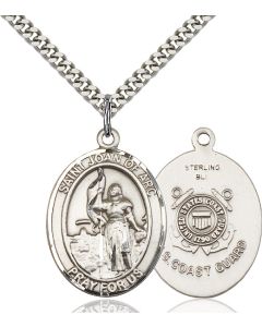 St. Joan of Arc Coast Guard Oval Patron Saint Series Available in 2 Sizes