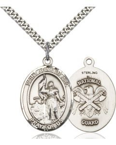 St Joan of Arc National Guard Oval Patron Saint Series Available in 2 Sizes
