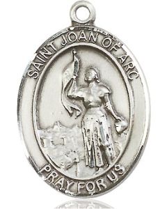 St Joan of Arc Oval Patron Saint Series Available in 3 Sizes
