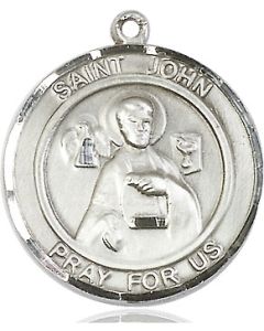 St John the Apostle Round Patron Saint Series Available in 2 Sizes