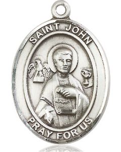 St John the Apostle Oval Patron Saint Series Available in 3 Sizes