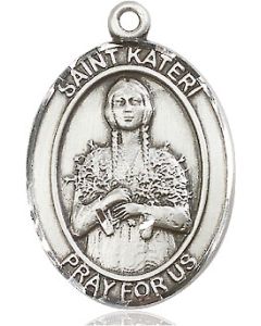 St Kateri Oval Patron Saint Series Available in 3 Sizes