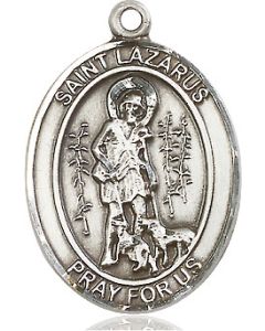 St Lazarus Oval Patron Saint Series Available in 3 Sizes