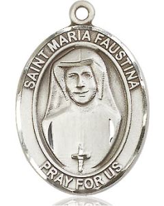 St Maria Faustina Oval Patron Saint Series Available in 3 Sizes