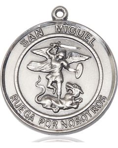San Miguel Arcangel Round Patron Saint Series