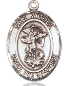 San Miguel Arcangel Oval Patron Saint Series
