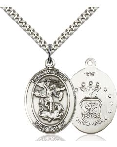 St Michael Air Force Oval Patron Saint Series Available in 2 Sizes