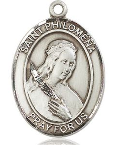 St Philomena Oval Patron Saint Series Available in 3 Sizes