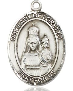 Our Lady of Loretto Oval Patron Saint Series Available in 3 Sizes