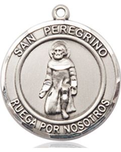 San Peregrino Round Patron Saint Series Available in 2 Sizes