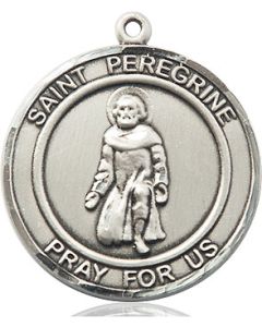 St Peregrine Round Patron Saint Series Available in 2 Sizes