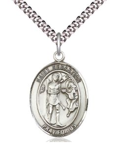 St Sebastian Oval Patron Saint Series Available in 3 Sizes