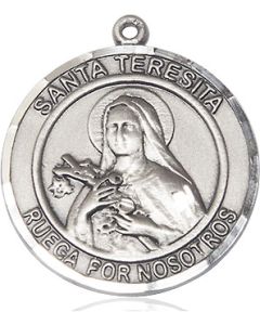 Santa Teresita Round Patron Saint Series Available in 2 Sizes