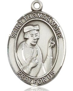 St Thomas More Oval Patron Saint Series Available in 3 Sizes