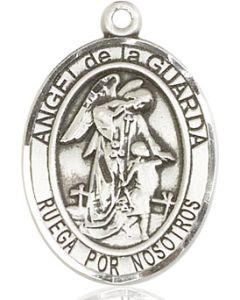 Angel de la Guarda Oval Patron Saint Series Available in 2 Sizes