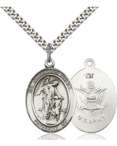 Guardian Angel Army Oval Patron Saint Series Available in 2 Sizes