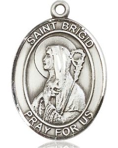St Brigid of Ireland Oval Patron Saint Series Available in 3 Sizes