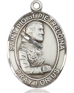 St Pio of Pietrelcina Oval Patron Saint Series Available in 3 Sizes