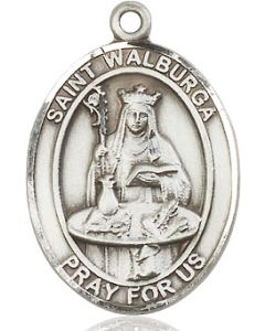 St Walburga Oval Patron Saint Series Available in 3 Sizes