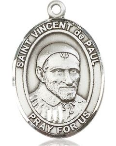St Vincent de Paul Oval Patron Saint Series Available in 3 Sizes