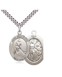 St Sebastian Ice Hockey Oval Patron Saint Series Available in 3 Sizes