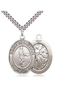 St Sebastian Tennis Oval Patron Saint Series Available in 3 Sizes