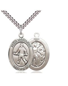 St Sebastian Field Hockey Oval Patron Saint Series Available in 3 Sizes