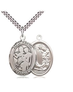 St Cecilia Marching Band Oval Patron Saint Series Available in 3 Sizes