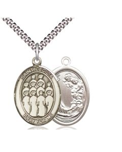 St Cecilia Choir Oval Patron Saint Series Available in 3 Sizes