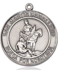 San Martin Caballero Round Patron Saint Series