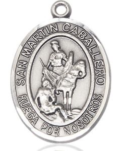 San Martin Caballero Oval Patron Saint Series