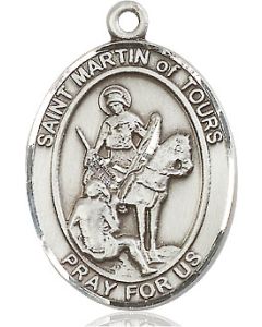 St Martin of Tours Oval Patron Saint Series Available in 3 Sizes