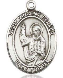 St Vincent Ferrer Oval Patron Saint Series Available in 3 Sizes