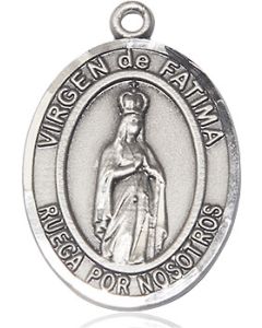 Virgen de Fatima Oval Patron Saint Series