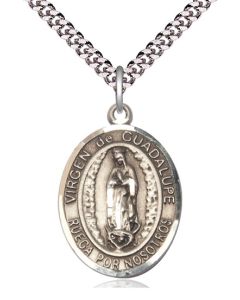 Virgen de Guadalupe Oval Patron Saint Series