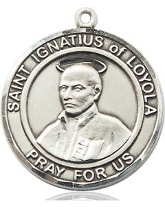 St Ignatius of Loyola Round Patron Saint Series Available in 2 Sizes