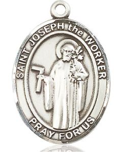 St Joseph the Worker Oval Patron Saint Series Available in 3 Sizes