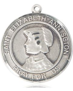 St Elizabeth Ann Seton Round Patron Saint Series Available in 2 Sizes