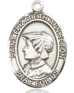 St Elizabeth Ann Seton Oval Patron Saint Series Available in 3 Sizes