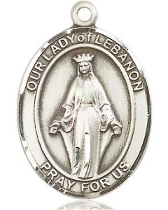 Our Lady of Lebanon Oval Patron Saint Series Available in 3 Sizes
