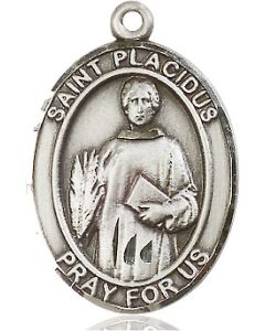 St Placidus Oval Patron Saint Series Available in 3 Sizes