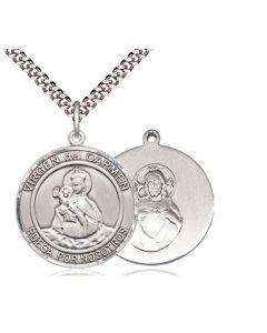 Virgen del Carmen Round Patron Saint Series