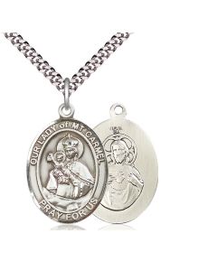 Our Lady of Mount Carmel Oval Patron Saint Series Available in 3 Sizes