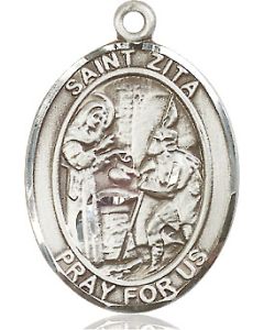 St Zita Oval Patron Saint Series Available in 3 Sizes