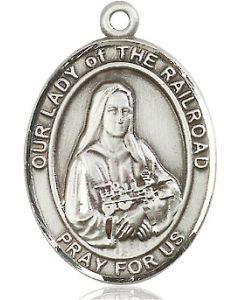 Our Lady of the Railroad Oval Patron Saint Series Available in 3 Sizes