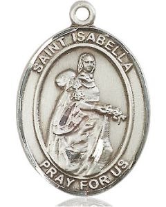 St Isabella of Portugal Oval Patron Saint Series Available in 3 Sizes