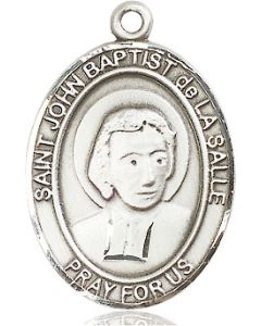 St John Baptist de la Salle Oval Patron Saint Series Available in 3 Sizes