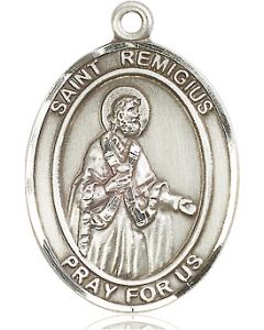 St Remigius of Reims Oval Patron Saint Series Available in 3 Sizes